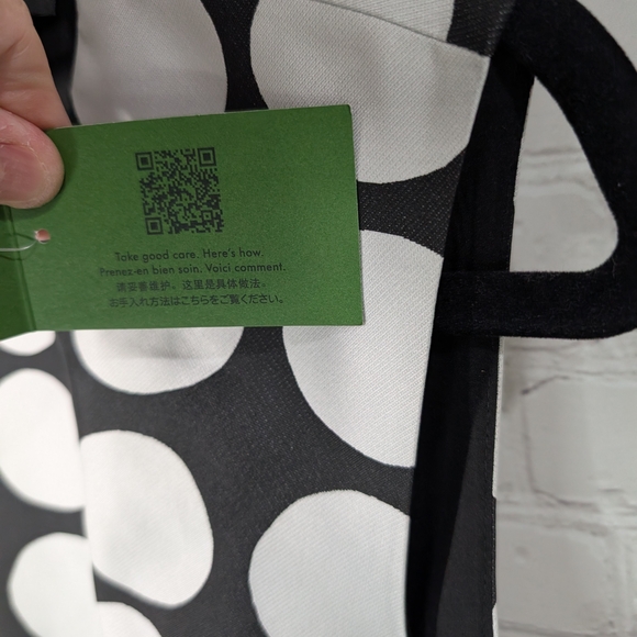 Kate Spade Monochrome Polka Dot Dress - Picture 6 of 9